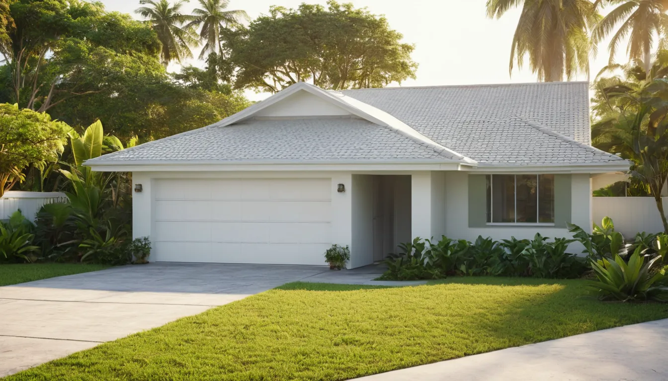 A neat home with a garage door in Largo